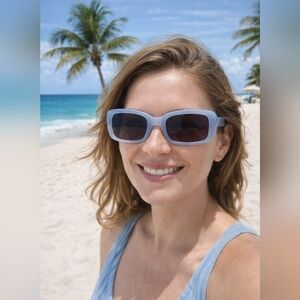 a.new day Blue Sunglasses